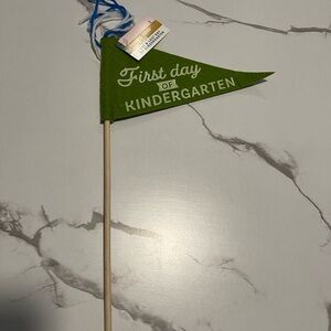 Target Bullseye First Day/Last Day of Kindergarten Flag